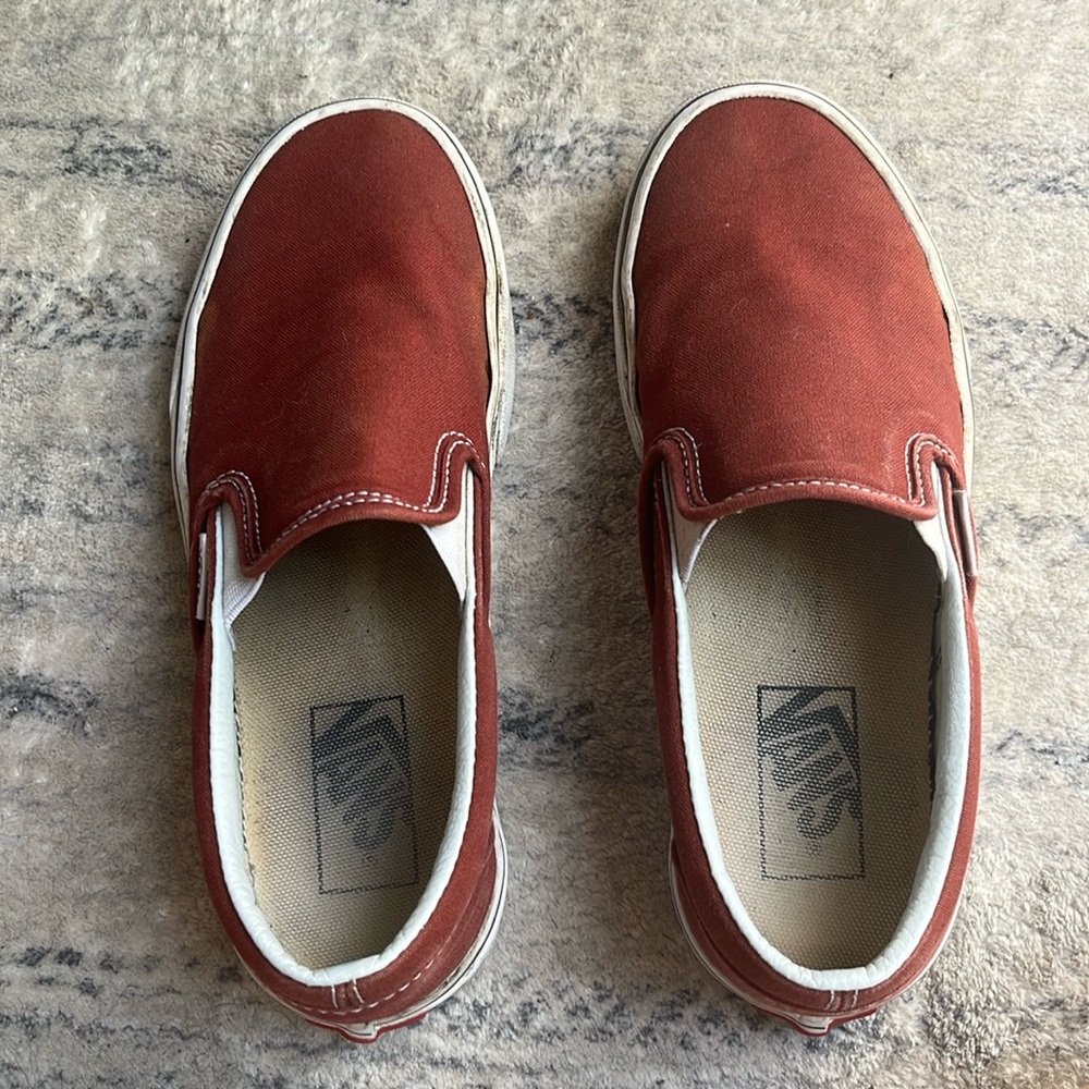 Maroon vans